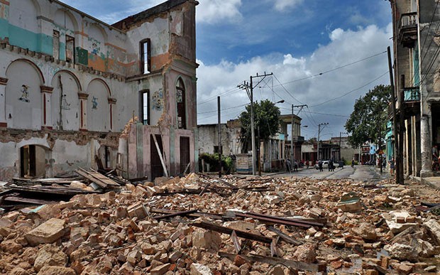 Havana, CubaDamage caused by Hurricane Maria September 2017Photo: Sergei Montalvo ArósteguiDebris left by Hurricane Maria in Havana, Cuba (Foto: Divulgação)