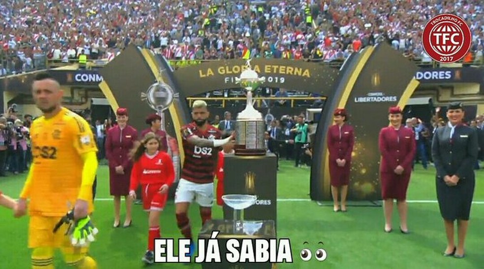 Gabigol, o grande personagem da final — Foto: Reprodução