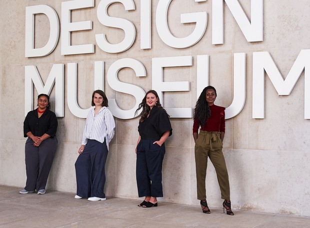 As designers Abiola Onabule, Ioana Man, Enni-Kukka Tuomala e Cynthia Voza Lusilu, selecionadas para a turma de residentes do The Design Museum, em Londres  (Foto: Reprodução/The Design Museum)
