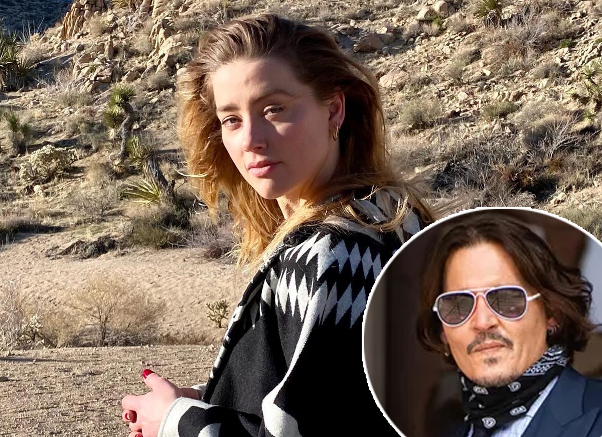 Amber Heard fala pela primeira vez sobre julgamento contra Johnny Depp (Foto: Reprodução / Instagram e Getty Images)