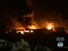 Bombeiros controlam incêndio que destruiu empresa química em Boituva