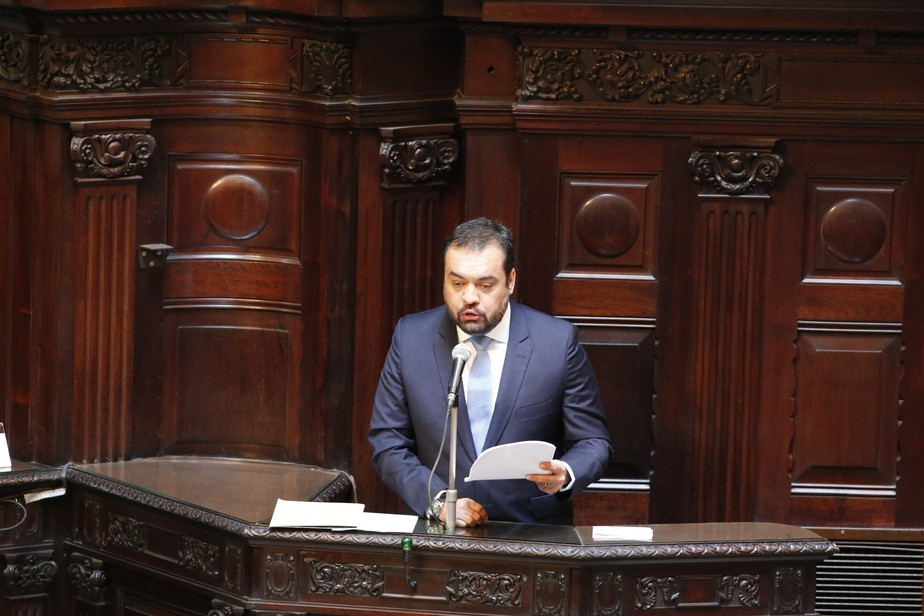 Cládio Castro toma posse no Palácio Tiradentes para seu segundo mandato