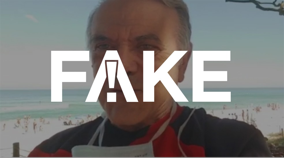 É #FAKE que uso de máscara de proteção faça mal à saúde tornando o sangue mais ácido — Foto: Reprodução