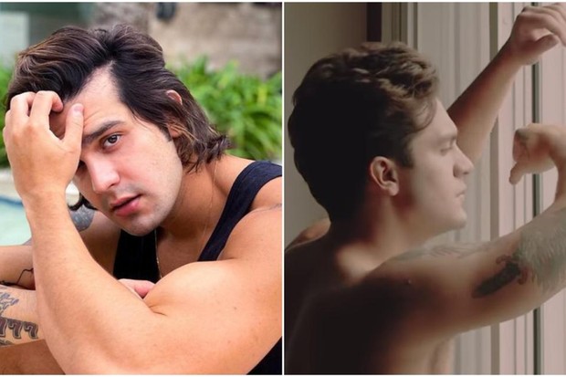 O antes e o depois de Luan Santana (Foto: Reprodução/ Instagram)
