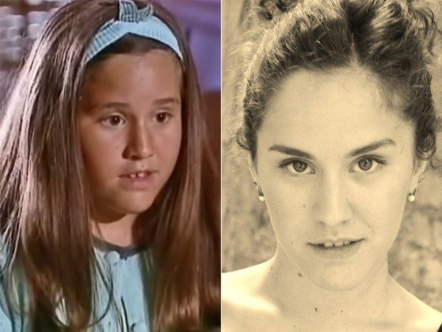 Antes e depois de Camilla Farias (Foto: Arquivo pessoal)