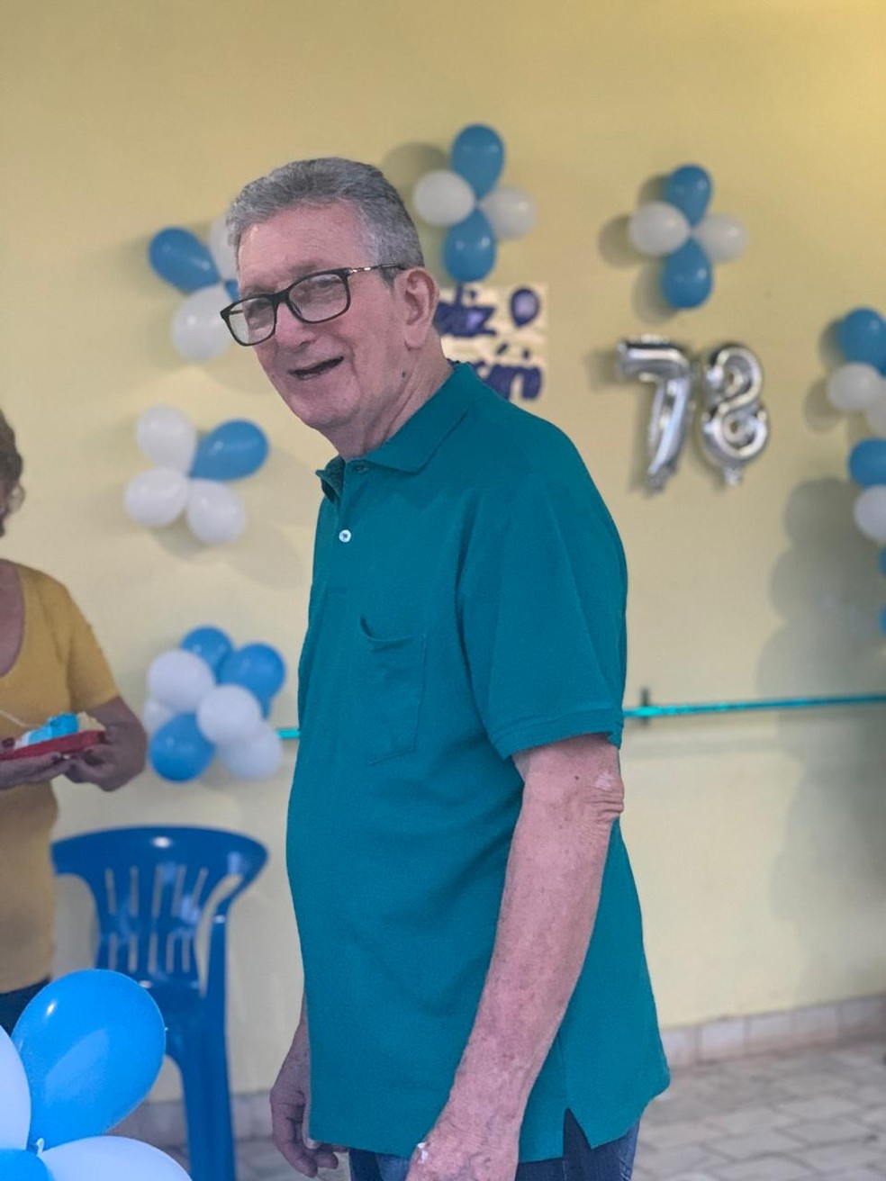 João ganhou homenagem dos filhos e netos no aniversário de 78 anos — Foto: Arquivo pessoal 