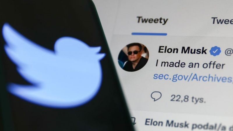 Postagens de Elon Musk no Twitter já provocaram grande controvérsia. Agora ele deve se tornar dono da rede social (Foto: Getty Images via BBC News)