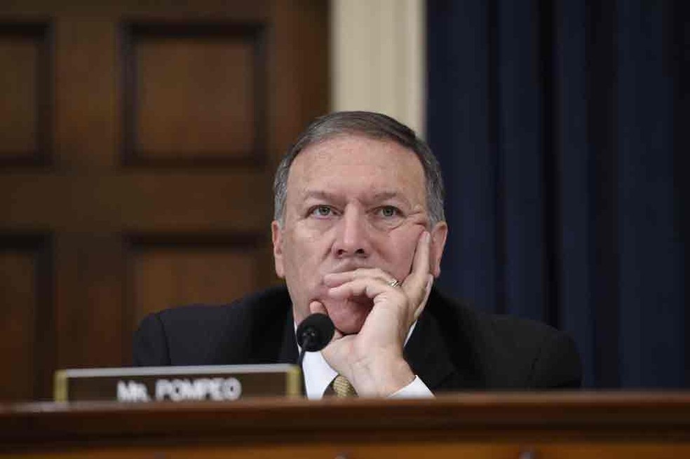 Foto de 2015 mostra o republicano Mike Pompeo  (Foto: Saul Loeb / AFP Photo)