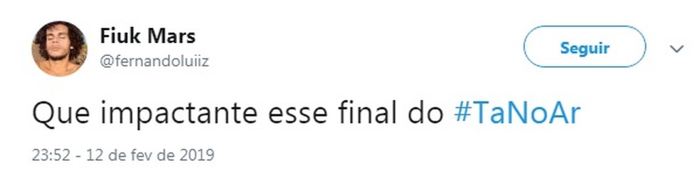  — Foto: Reprodução/Twitter