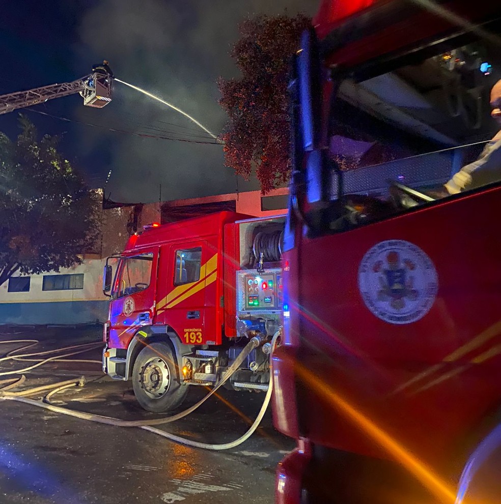 Corpo de Bombeiros Militar foi acionado — Foto: CBM/MT