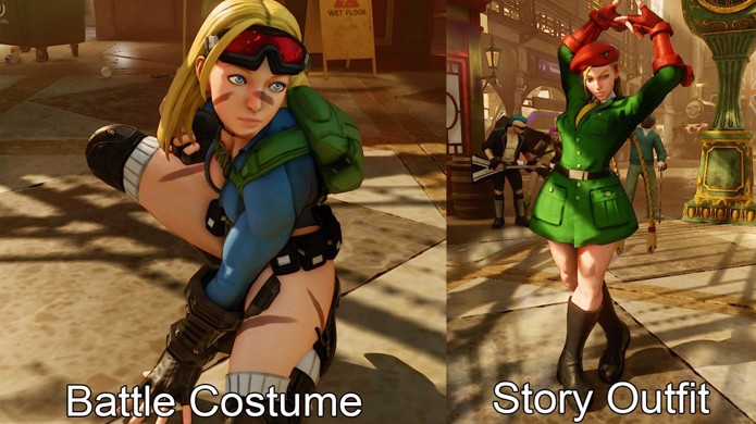 As Premium Battle Costumes de Street Fighter 5 dão um visual diferente para os tradicionais lutadores (Foto: Reprodução/Gosu Noob)