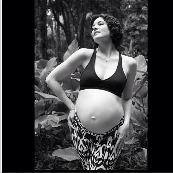 Larissa Maciel mostra a barriga de grávida (Foto: Reprodução/Instagram)