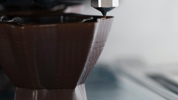 Impressora 3D faz chocolate (Foto: Divulgação )