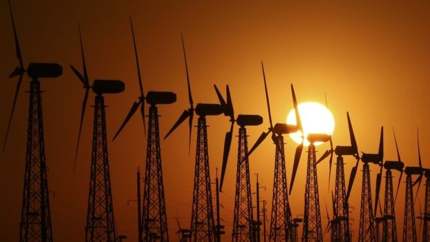 O uso da energia eólica está avançando - inclusive nos países em desenvolvimento (Foto: Reuters via BBC News Brasil)
