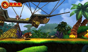 Imagens em 3D de 'Donkey Kong' do 3DS não  (Foto: Divulgação/Nintendo)