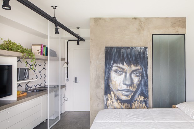 apartamento-pequeno-studio-projeto-casa-100-arquitetura (Foto: Andre Mortatti / Divulgação)
