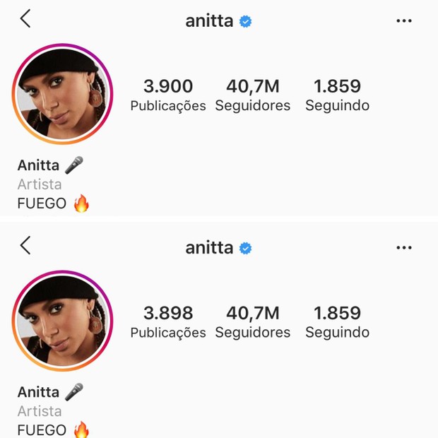 Anitta deixa apaga fotos com Pedro Scooby do Instagram (Foto: Reprodução/Instagram)