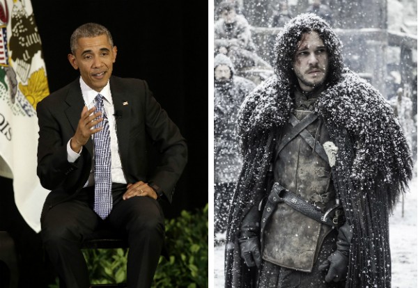 Barack Obama já sabe o destino de Jon Snow (Foto: Getty Images/Divulgação)