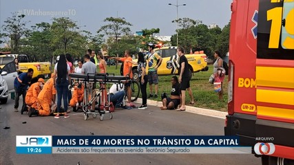 Mais de 40 mortes por acidentes são registradas na capital em 2023