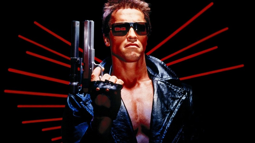 Imagem clássica de Arnold Schawarzenegger no papel principal de O Exterminador do Futuro — Foto: Divulgação/Paramount Pictures