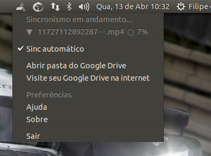 overGrive oferece interface gráfica e sincronismo com o Google Drive (Foto: Reprodução/Filipe Garrett)