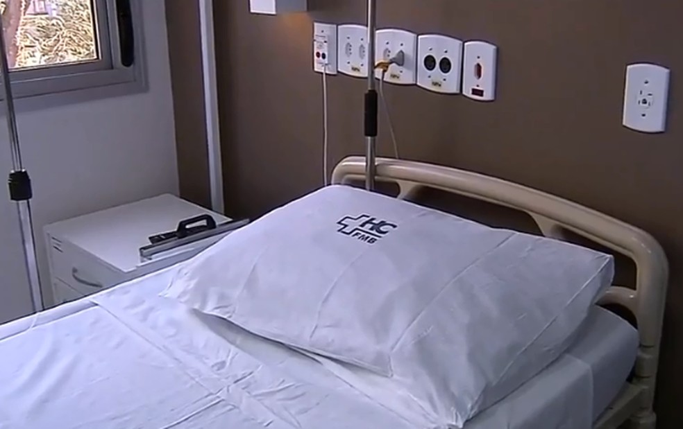 HC atingiu recorde de ocupação na UTI nesta quinta-feira em Botucatu — Foto: Reprodução/TV TEM