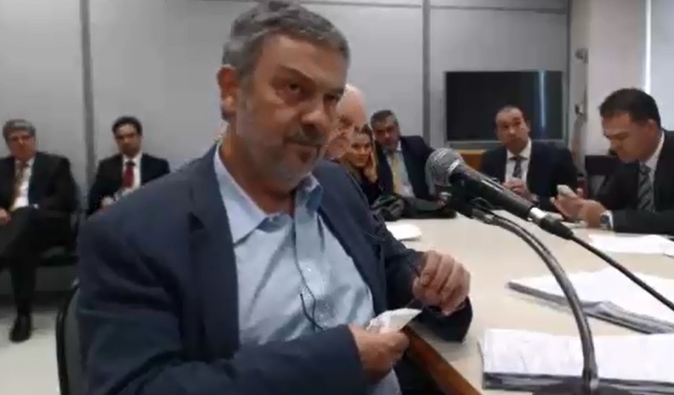 Palocci presta depoimento ao juiz Sergio Moro (Foto: Reprodução)