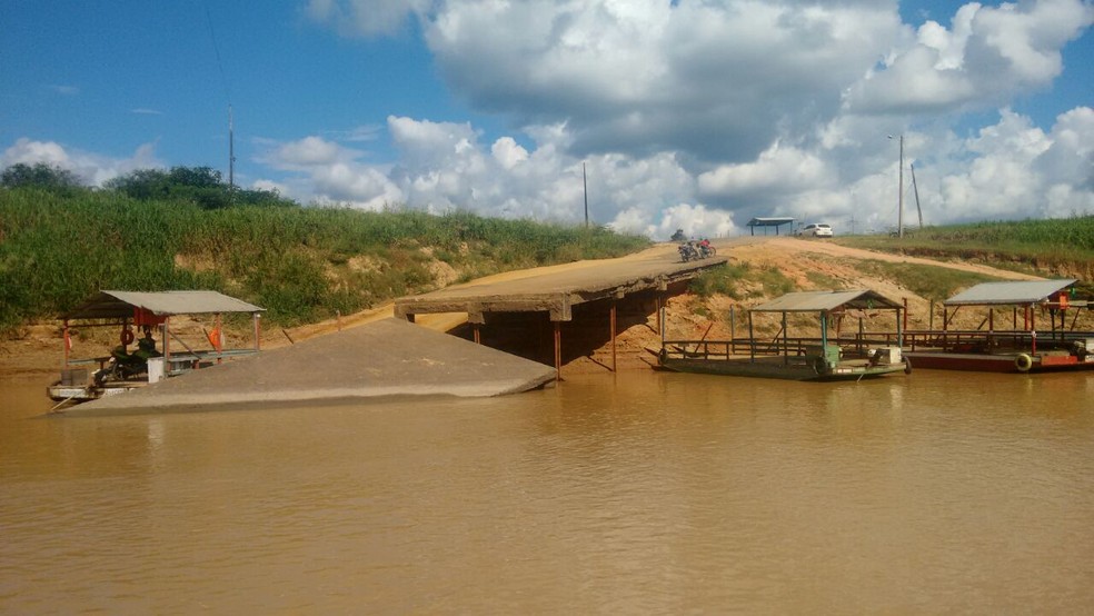 Ponte é reivindicação antiga dos moradores  (Foto: Jhonatas Fabrício/Arquivo pessoal)