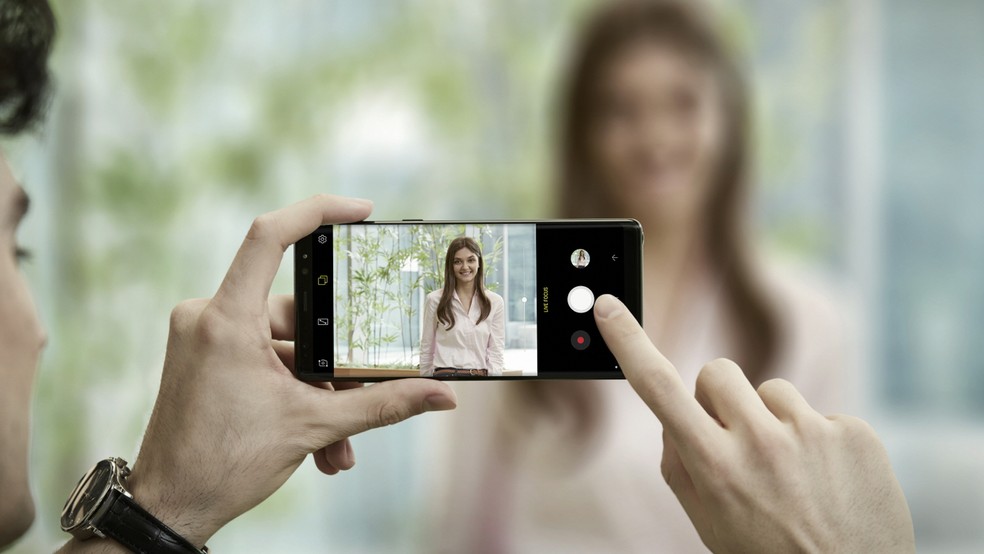 Câmera traseira do Galaxy Note 8 tem duas lentes para fotos melhores (Foto: Divulgação)