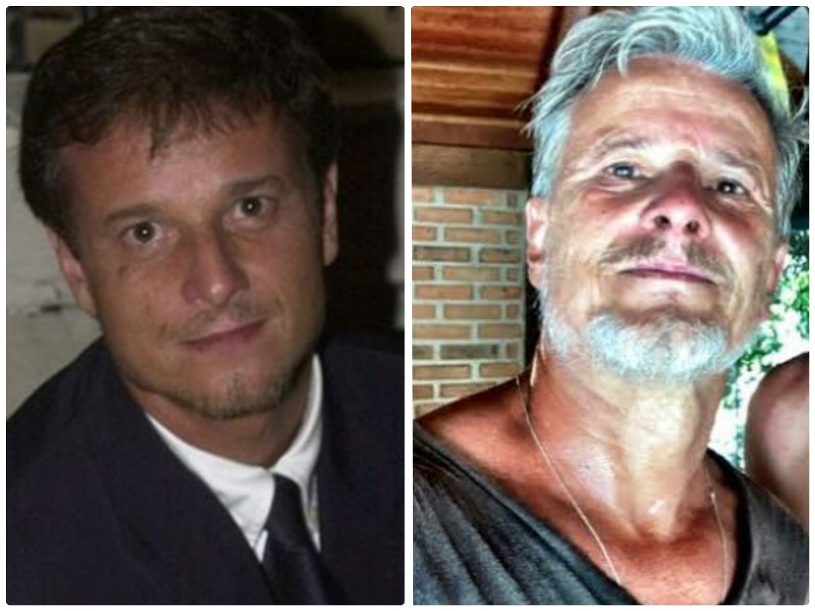 Antes e depois de O Clone: Marcello Novaes tinha 39 anos quando interpretou Xande (Foto: Divugação/TV Globo e Reprodução/Instagram)