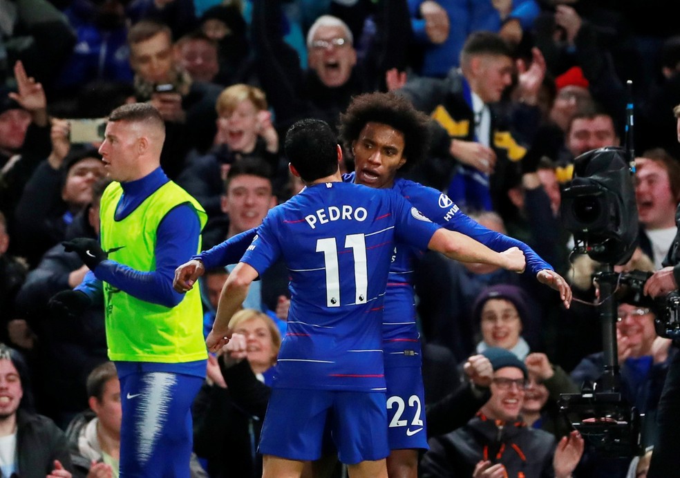 Willian diz ter mais espaço nesta temporada com Sarri — Foto:  Reuters/Andrew Couldridge