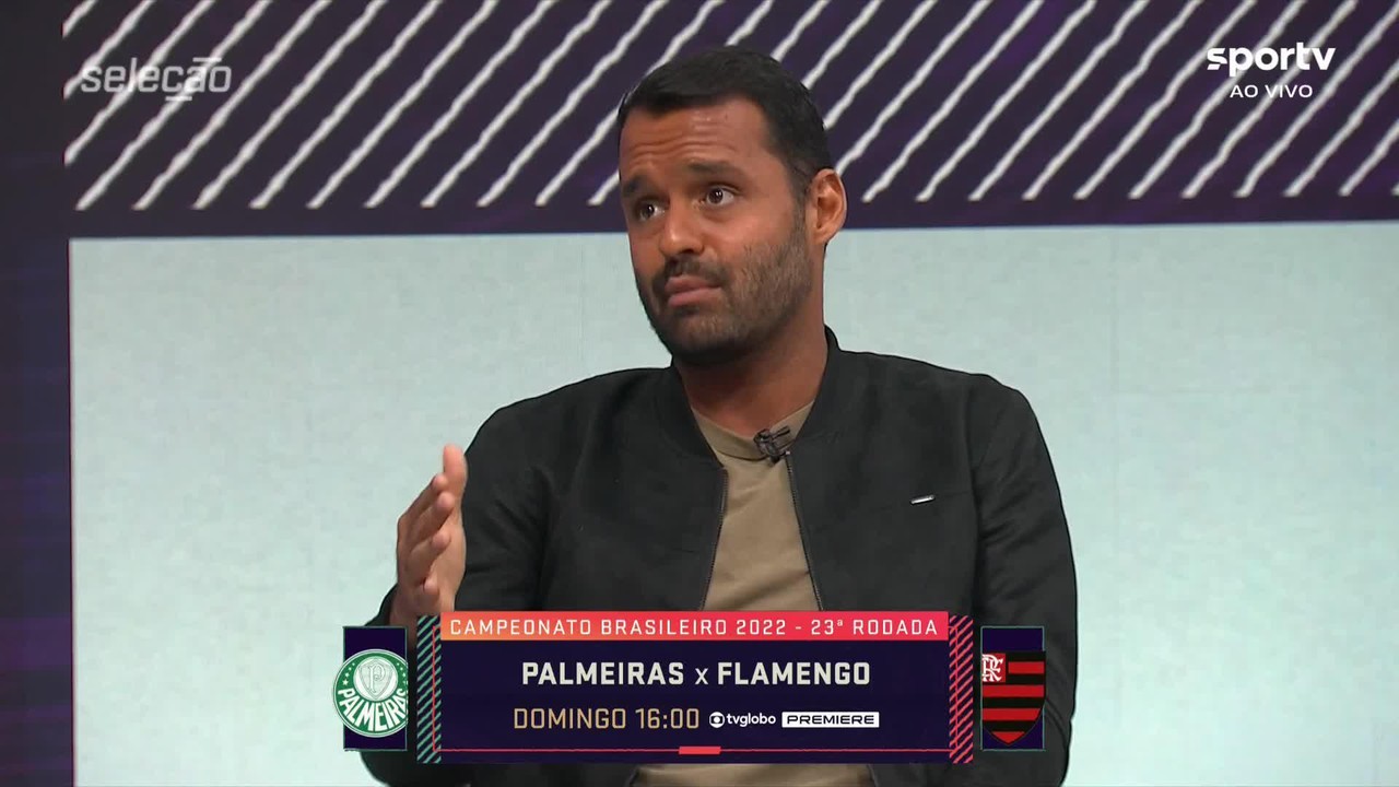 Palmeiras e Flamengo: 'Se ganhar, &eacute; dif&iacute;cil imaginar que o Palmeiras perca a ta&ccedil;a', afirma Conrado Santana
