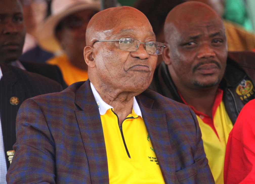O presidente sul-africano Jacob Zuma, em imagem de arquivo (Foto: Khothatso Mokone/ AP)