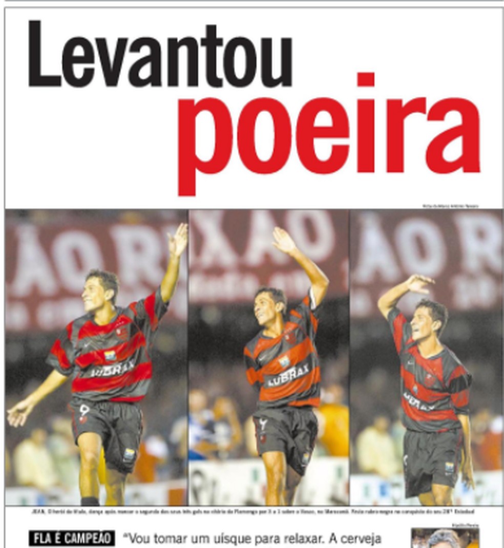 Flamengo campeão carioca 2004 — Foto: Acervo O Globo