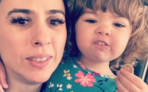 Clara Maria rouba a cena em vídeo de Tatá Werneck: "Mamãe é comediante"