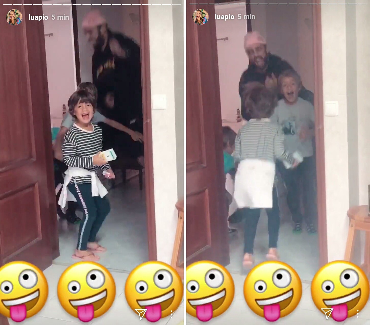 Luana Piovani grava brincadeira do ex com os filhos (Foto: Reprodução/Instagram)