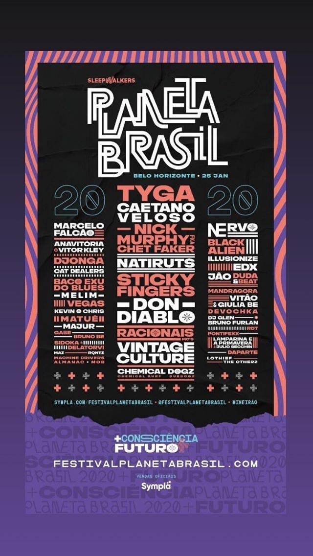 Confira as atrações do Festival Planeta Brasil de 2020 (Foto: Divulgação)