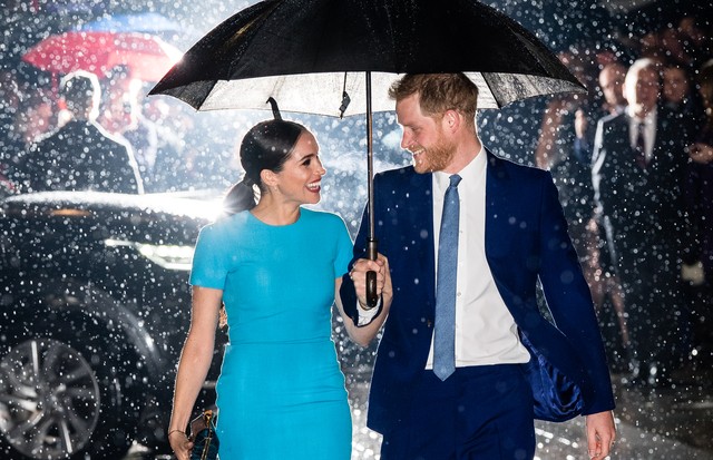 LONDON, ENGLAND - MARCH 05: Prince Harry, Duke of Sussex and Meghan, Duchess of Sussex attend The Endeavour Fund Awards at Mansion House on March 05, 2020 in London, England. (Photo by Samir Hussein/WireImage) (Foto: WireImage)