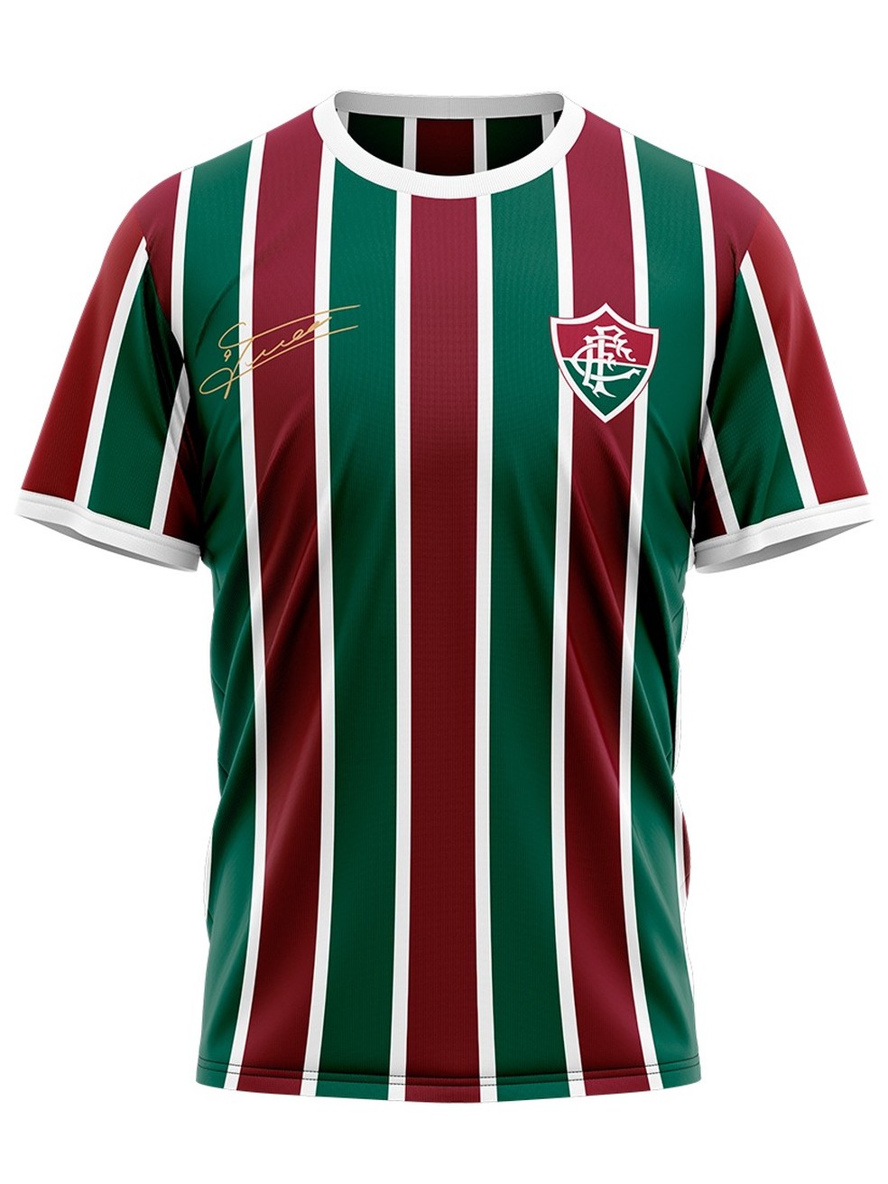 Camisa do Fluminense em homenagem a Fred — Foto: Divulgação/Braziline