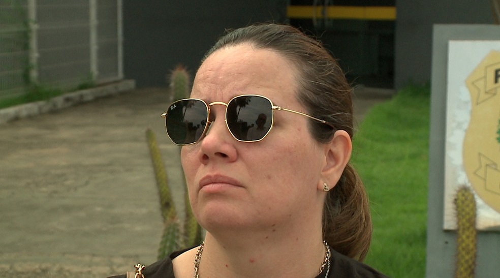 Corretora de imóveis Agnes Gisele, mãe de Flávia Cristina Wanzeler  — Foto: Reprodução /TV Clube