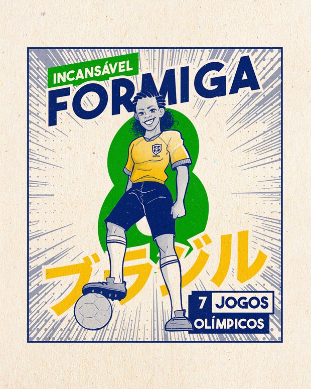 Atletas brasileiros viram mangá para as Olimpíadas de Tóquio (Foto: Badaró Design)