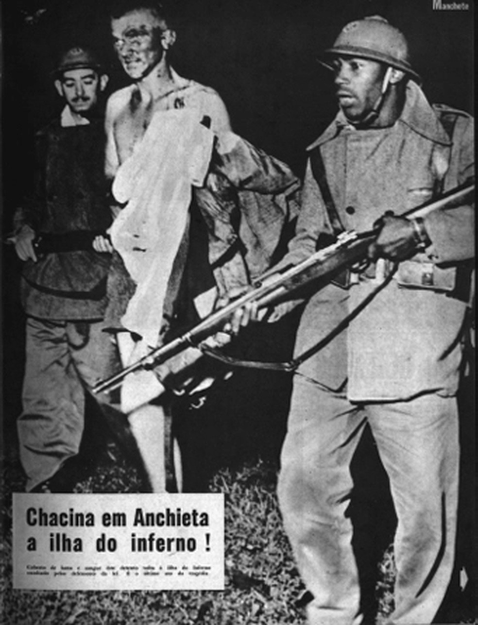 Imagem da rebelião estampada nas páginas dos jornais — Foto: Reprodução/ Jornal O Estado de São Paulo - 1952