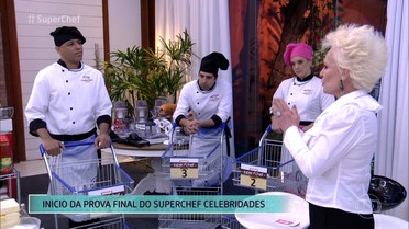 Desafio ao vivo define vencedor do Super Chef Celebridades