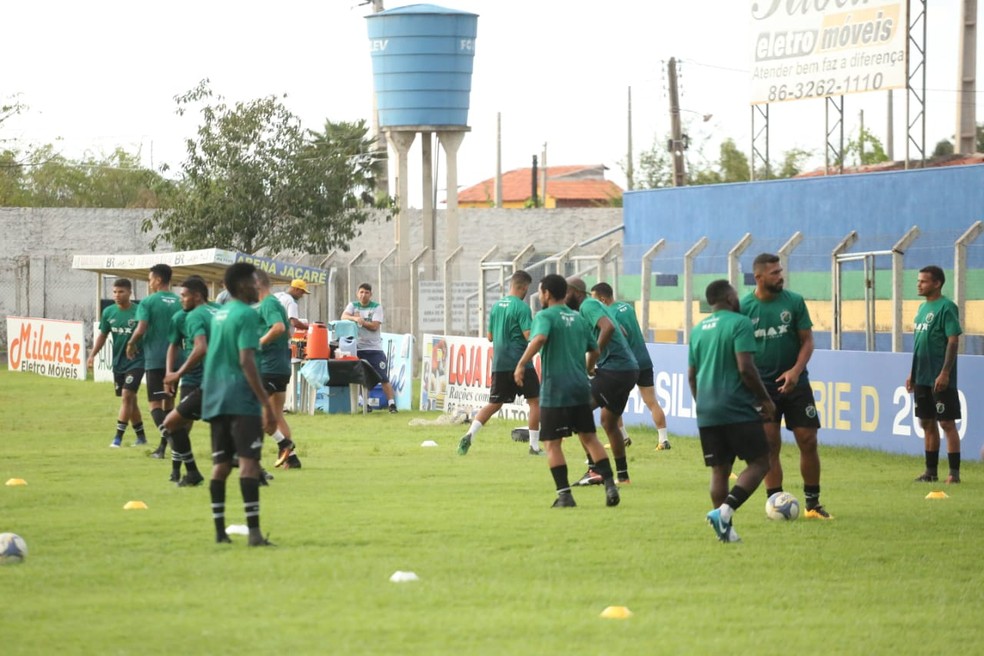 Treino Altos — Foto: Luis Júnior/Altos