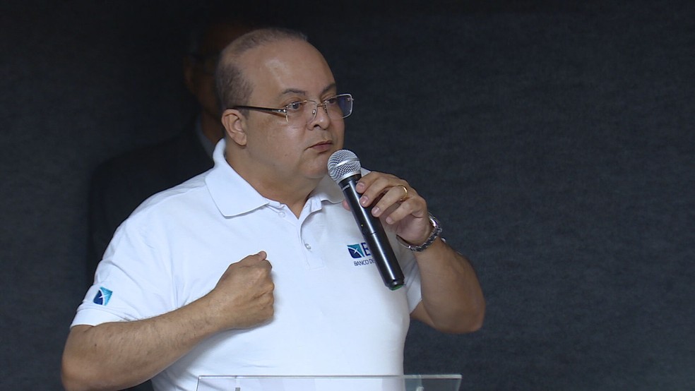O governador do Distrito Federal, Ibaneis Rocha (MDB), critica posição da Câmara Legislativa contrária ao reajuste das tarifas do transporte público — Foto: TV Globo/Reprodução
