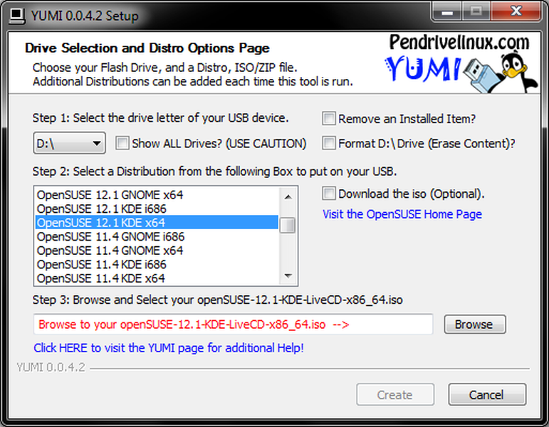 write linux iso usb