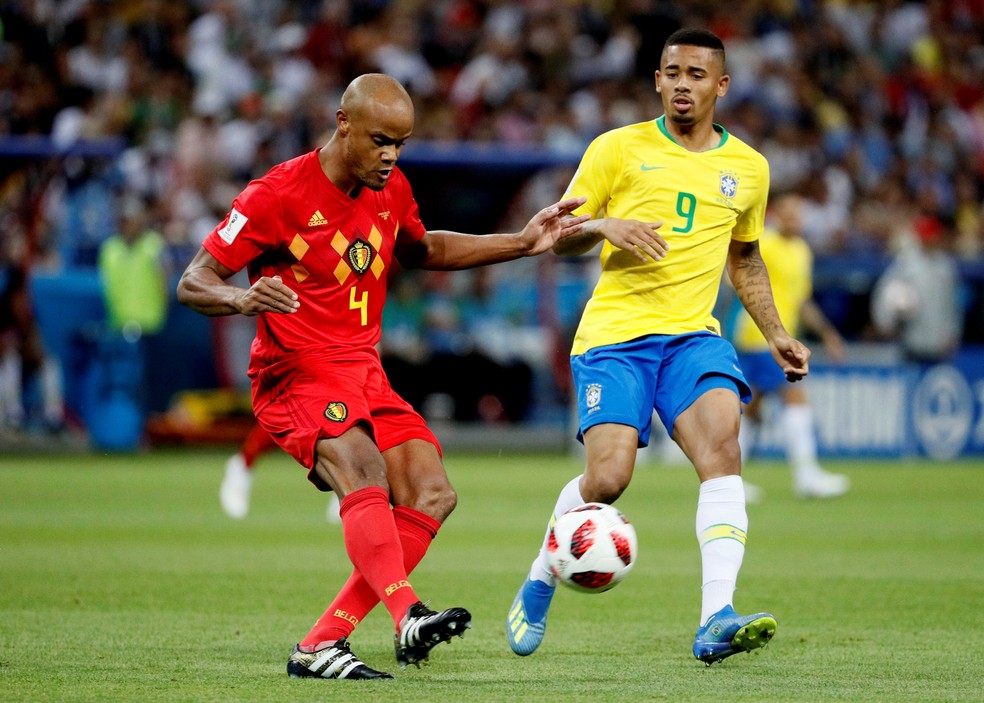 Gabriel Jesus foi titular em todos os jogos do Brasil na Copa, não fez gol e finalizou muito pouco (Foto: Gleb Garanich/Reuters)