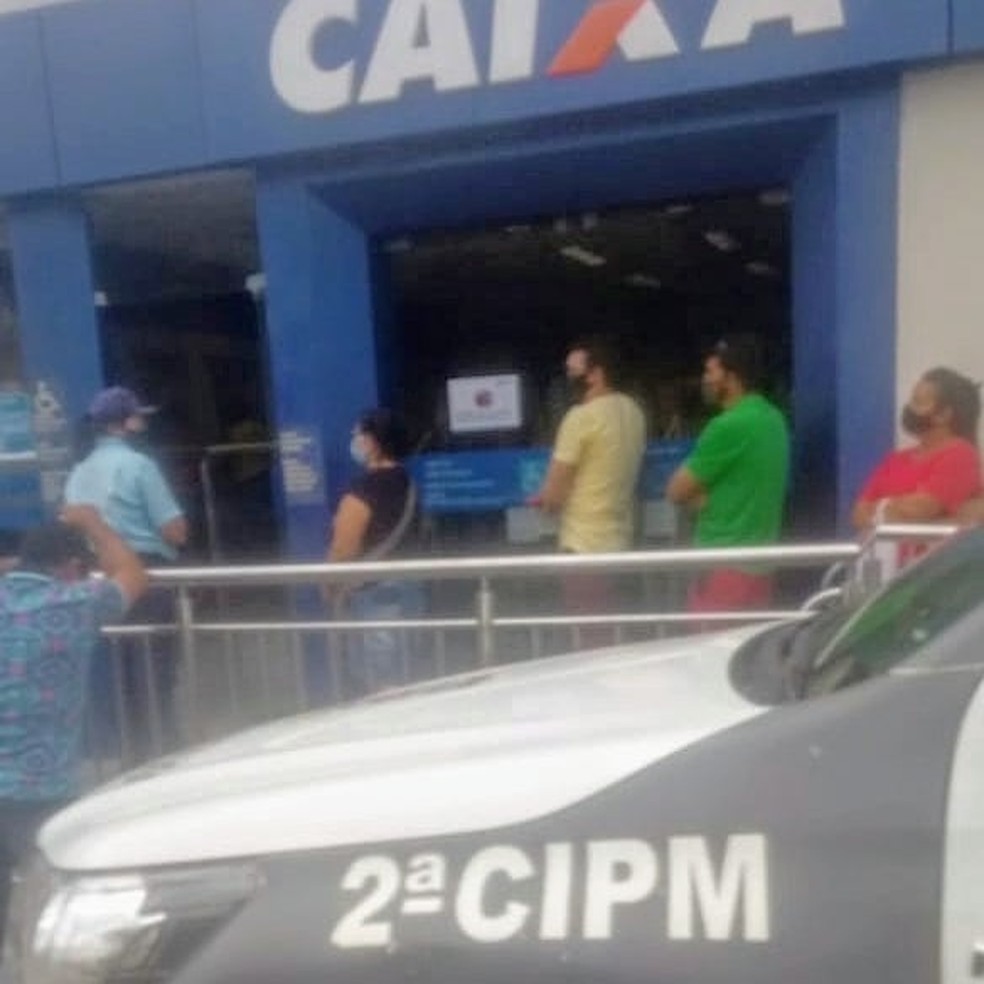 Caso aconteceu em agência da Caixa Econômica de João Câmara, no RN — Foto: PM/Divulgação