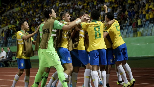 Comemoração - Brasil x Itália Sub-17