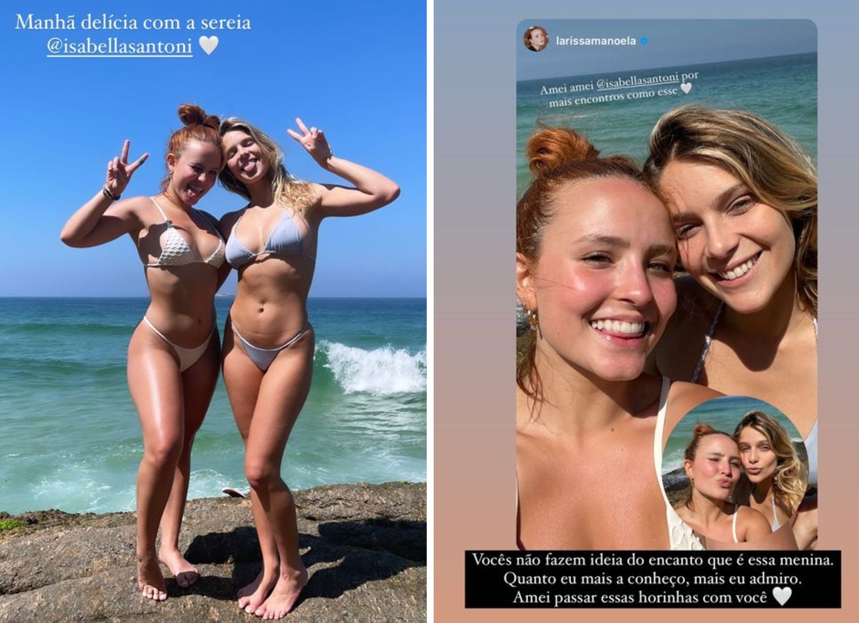 Isabella Santoni e Larissa Manoela (Foto: Reprodução/Instagram)